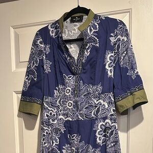 Etro SS '25 100% Cotton Maxi Dress Size 42, $300. MSRP $2300